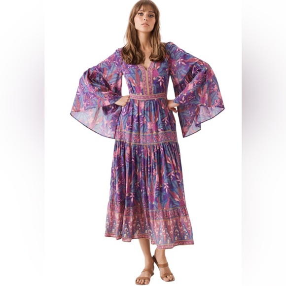 NEW! Boho retro aesthetic western vintage dress - Picture 8 of 17
